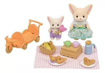 Sylvanian Families Piquenique Ensolarado Irmã E Bebê Raposas