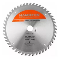 Disco Sierra Circular 48 Dientes 230mm Hamilton Ss2348 Color Plateado