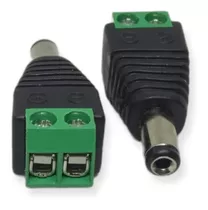 Conector Plug Dc Macho Para Cámaras Cctv 50 Unidades