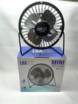 Mini Ventilador Usb 5v  De Mesa Portátil - Lk-4s Preto