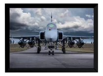 Quadro Caça Suíço Saab Jas 39 Gripen