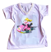 Camiseta Camisa Personalizada Infantil Do Super Mario Mod37