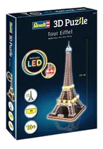 Revell Quebra Cabeça 3d Torre Eiffel Com Led 00150