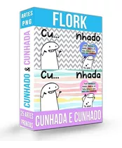 Pack  Artes Para Canecas Sublimação Flork Cunhada E Cunhado