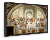 Quadro Canvas Raphael Escola De Atenas 64x50