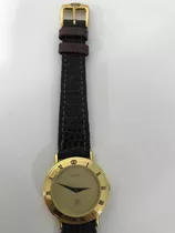Reloj Gucci Mujer 3000 L Enchapado Oro 18 K 100 % Original