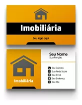 1000 Cartão De Visita Imobiliária Personalizado