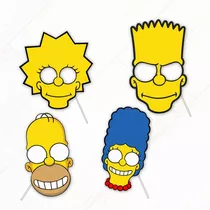 Simpsons -photo Booth Props ** Textos Editables**