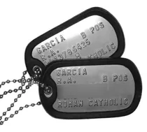 Placas De Identificacion Militares Personalizadas