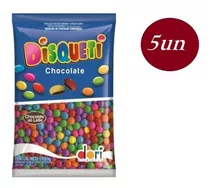 Pacote Disqueti Chocolate Colorido Confete 5 Kg - Dori