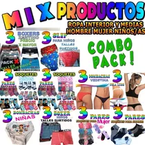 Mix Productos Ropa Interior Y Medias Mujer Hombre Niños/as