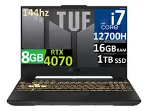 Asus Tuf F15 A15 Ci7-12700h, 16gb Ram, 1tb Ssd, Rtx4070 8gb