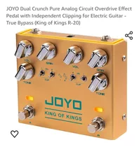 Pedal Guitarra Overdrive Crunch Analog.joyo King Of King