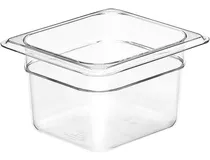 Inserto 1/6 De 10 Cms Policarbonato Cambro 64cw Con Tapa 1pz