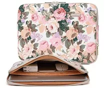 Funda Canvas Para Dispositivos Hasta 13 Inch Flores.