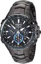 Seiko Reloj De Vestir (modelo: Ssg021), Negro, Gris, Azul,