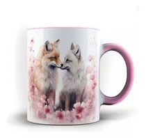 Caneca Color Xicara Wolf Lobo Apaixonado 24