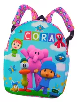 Mochila Jardín Pocoyo Personalizada Nombre Neoprene