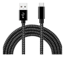 Cable Usb C Para Carga Rápida De Nylon Trenzado Alta Calidad