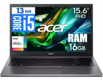 Acer Aspire 5 A515 Core I5 13va 16gb Ddr5 512gb 15.6 + Funda Color Dark Gray