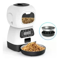 Dispensador Alimento Automático Perros Gatos Mascota Voces