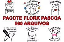 Kit Páscoa Flork 560 Arquivos Para Caixas De Ovos