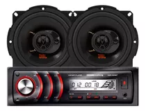 Estereo Crown Mustang + Parlantes Jbl Flex 5 PuLG 50rms