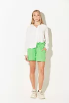 Short Tiro Alto De Jersey 30/1 Green Garden - Koxis Mujer