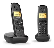 Teléfono Gigaset A170 Duo Inalámbrico - Color Negro