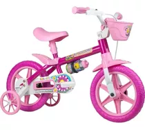 Bicicleta Infantil Aro 12 Flower Feminina - Nathor