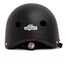 Casco De Bicicleta Urbano Con Luz Color Negro Talla M