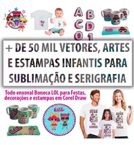 +50 Mil Vetores E Artes Prontas E Editáveis Para Sublimação