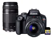 Cámara Reflex Canon T100 Premium Kit