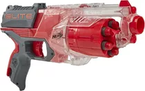 Lança Dardos Nerf Elite Disruptor Translucida Vemelho Hasbro