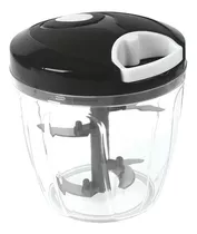 Processador Alimento Manual Grande 5 Lâminas Inox 900ml