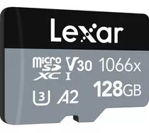 Cartão De Memória Micro Sd Lexar 1066x 128gb 4k A2 160mb/s