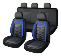 Kit Funda Cubre Asiento Cuero Completo Auto Premium Luxury 