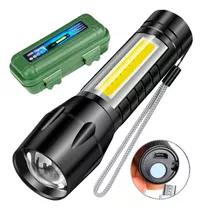 Mini Lanterna Tatica Profissional Creeled + 2 Baterias Extra