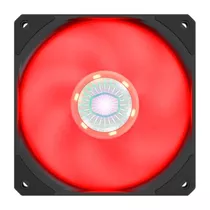 Ventilador De Pc 120mm Deepcool Red Rf120 Rojo