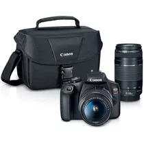 Canon Eos Rebel T7 Dslr Camera With 18-55mm And 75-300mm Jhf