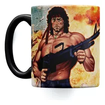 Taza Cerámica Importada Rambo Sylvester Stallone Sly Ur