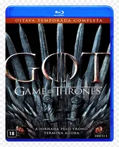 Game Of Thrones 8ª Temporadas Blu Ray Dublado Legendado