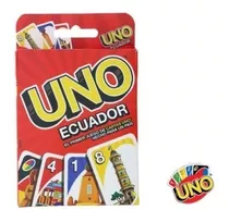 Juego De Cartas Uno Versión Ecuador Original 