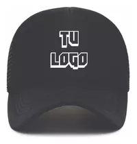 Gorras Trucker Negra Personalizadas Estampadas Sublimadas