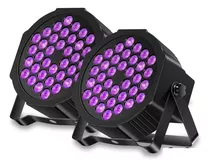 Pack 2 Foco Luces 36 Led Uv Luz Ultravioleta Fiesta Fluor