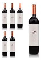 Vino Alma Mora Malbec 750ml Tinto Botella Caja X6