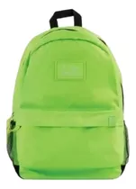 Mochila Pixy Filgo Color Verde Fluo Diseño De La Tela Liso