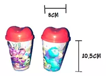 Vaso Pitillo Infantil Monster Inc X12 Unidades