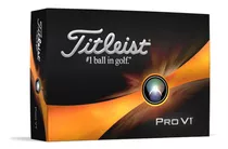 Pelota De Golf Titleist Pro V1 2023 - Blanca / Docena Color Blanco