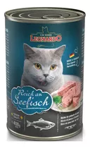 Alimento Leonardo Quality Selection Para Gato Adulto Sabor Pescado En Lata De 400g